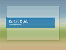 Tablet Screenshot of dr-dohle-dr-koepp.de